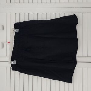 Joe Fresh Black Mini Skirt. Linen/ Cotton Blend Skirt